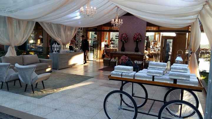 Tudo o que aconteceu no meu casamento- decoração da recepção - 1