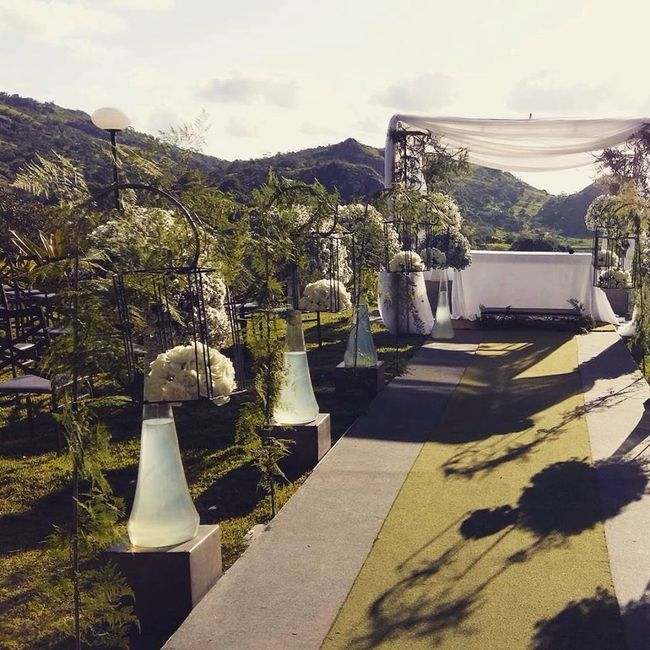 Tudo o que aconteceu no meu casamento- decoração da cerimônia - 9