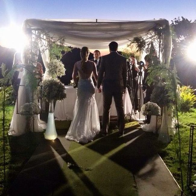 Tudo o que aconteceu no meu casamento- decoração da cerimônia - 2