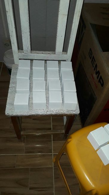 Em produção.. lembraçinhas para os convidados - 2