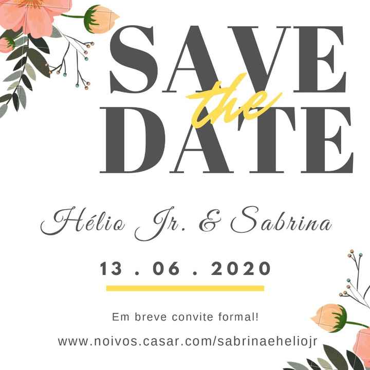 SAVE THE DATE DIY