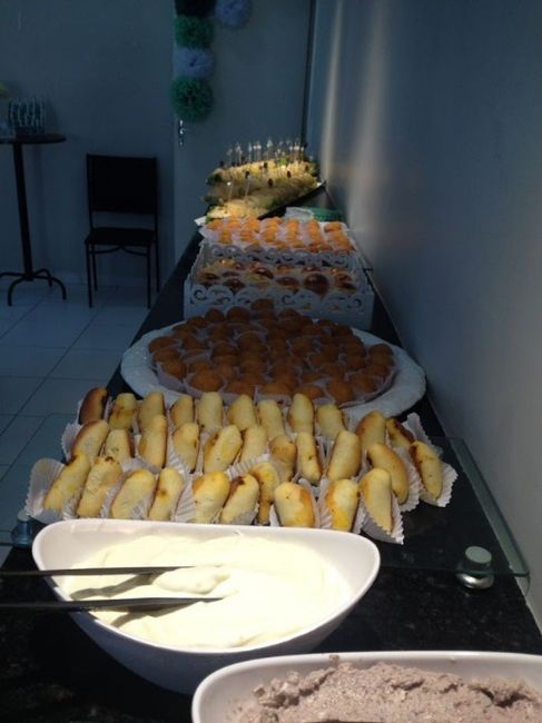 Salgados e pates