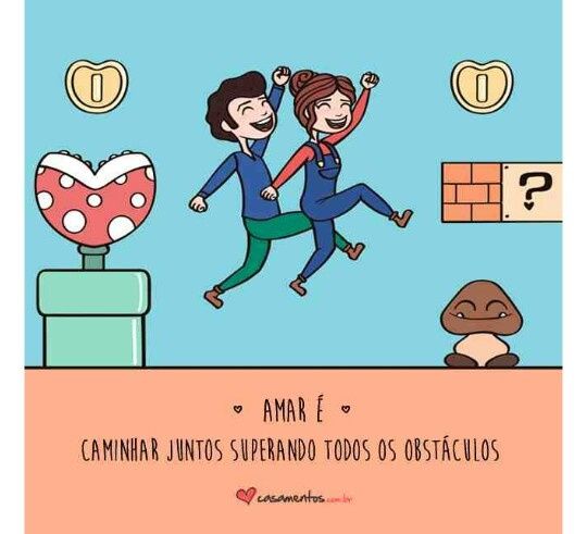 Qual frase melhor define você e o noivo? - 1