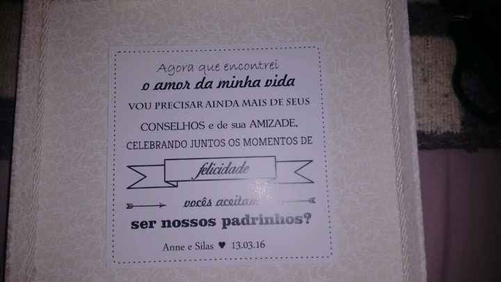 Convite dos padrinhos - 3