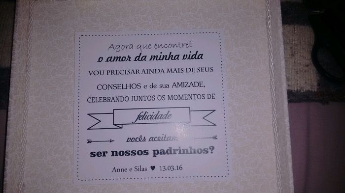 Convite dos padrinhos - 3