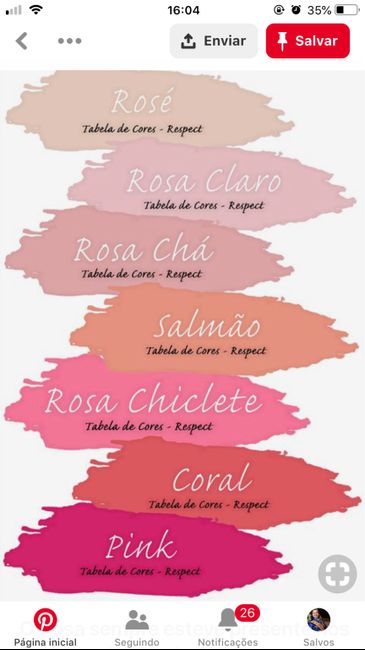 Ideias de Cores - 1