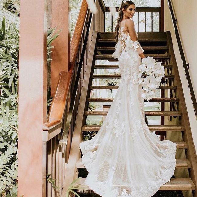 Minha inspiração de Buquê: Cascata de Orquídeas Brancas - 1