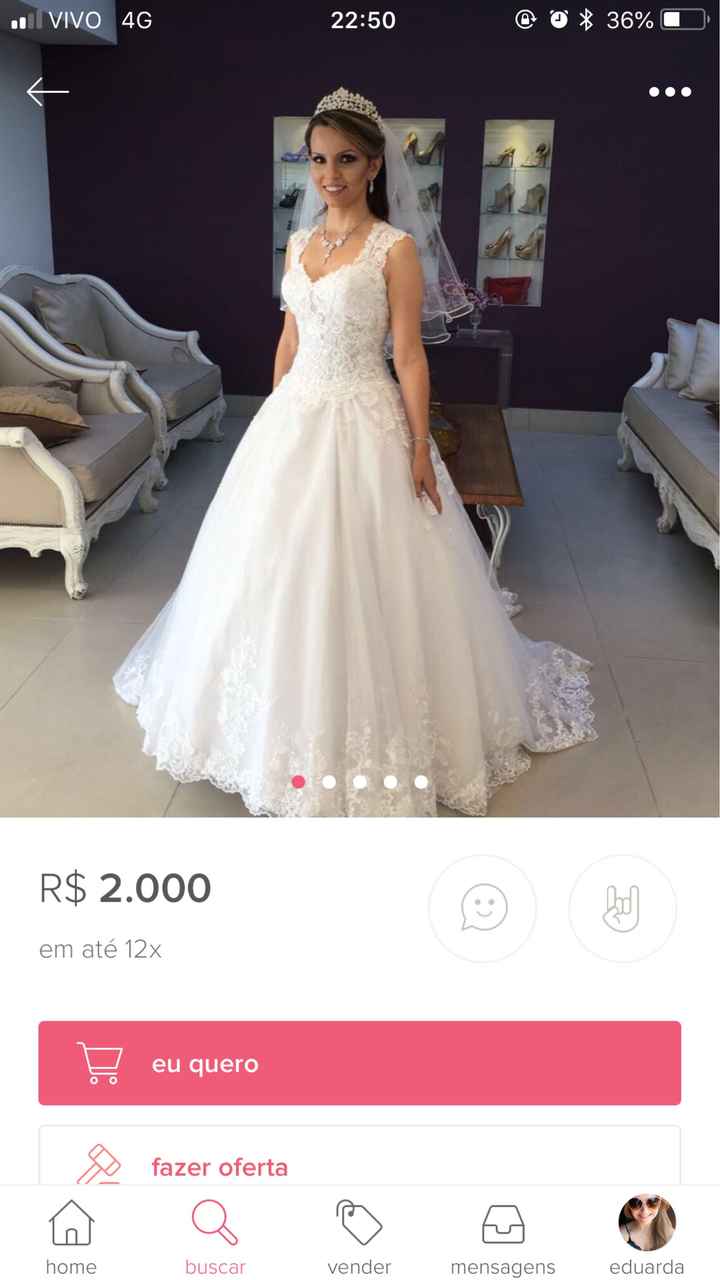 Vestidos Noiva Usado - Enjoei - 4