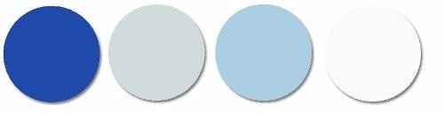 azul e branco