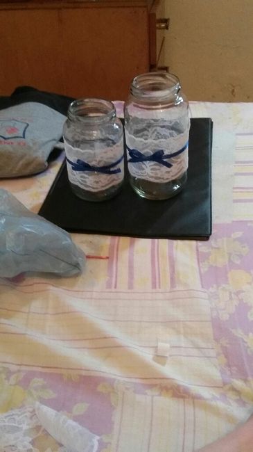 Vazinhos para centro de mesa e mesa do bolo - 2