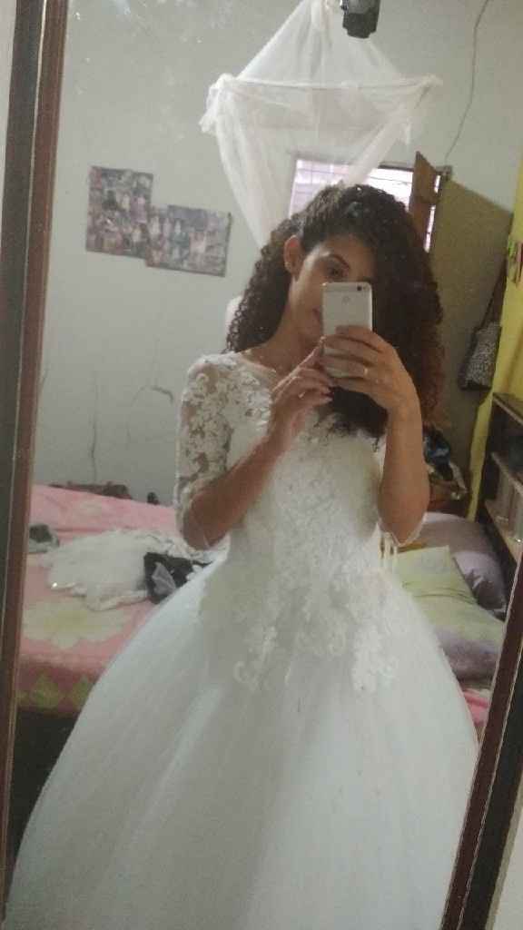 Meu vestido de noiva será... - 1
