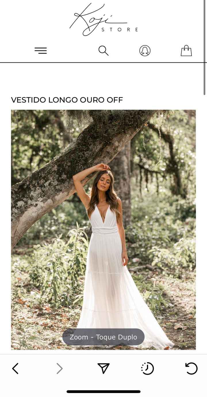 Vestido pré wedding - 1