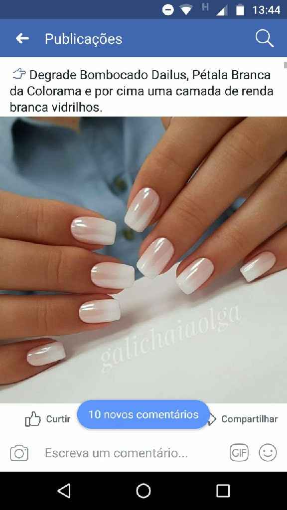 Qual a cor das suas unhas? - 1