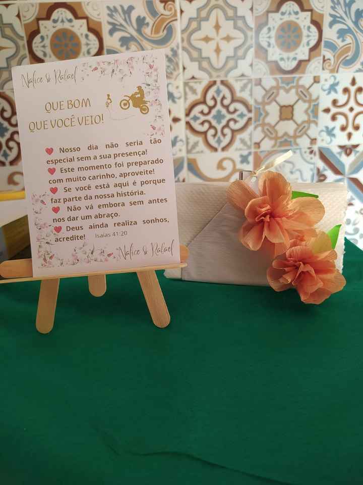 Ornamentação da mesa - 1