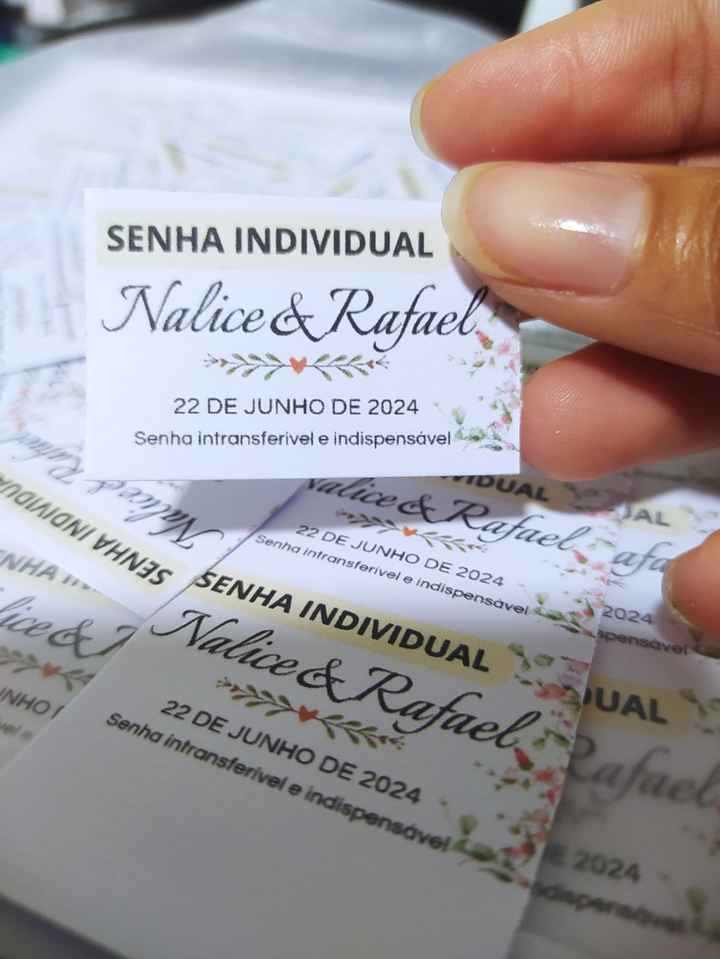 convites e senhas - 1