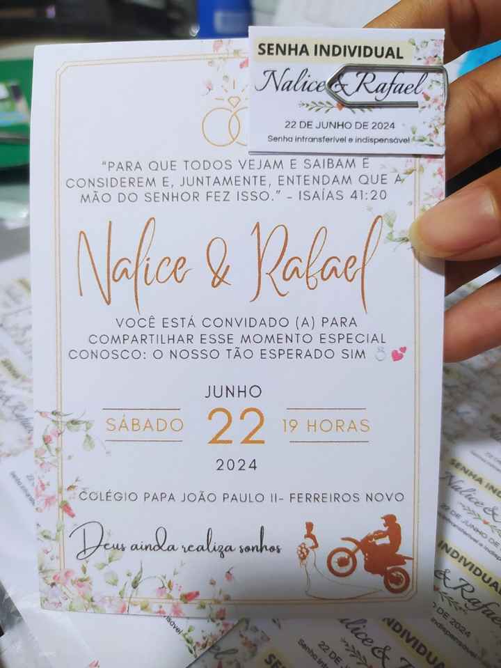 convites e senhas - 1