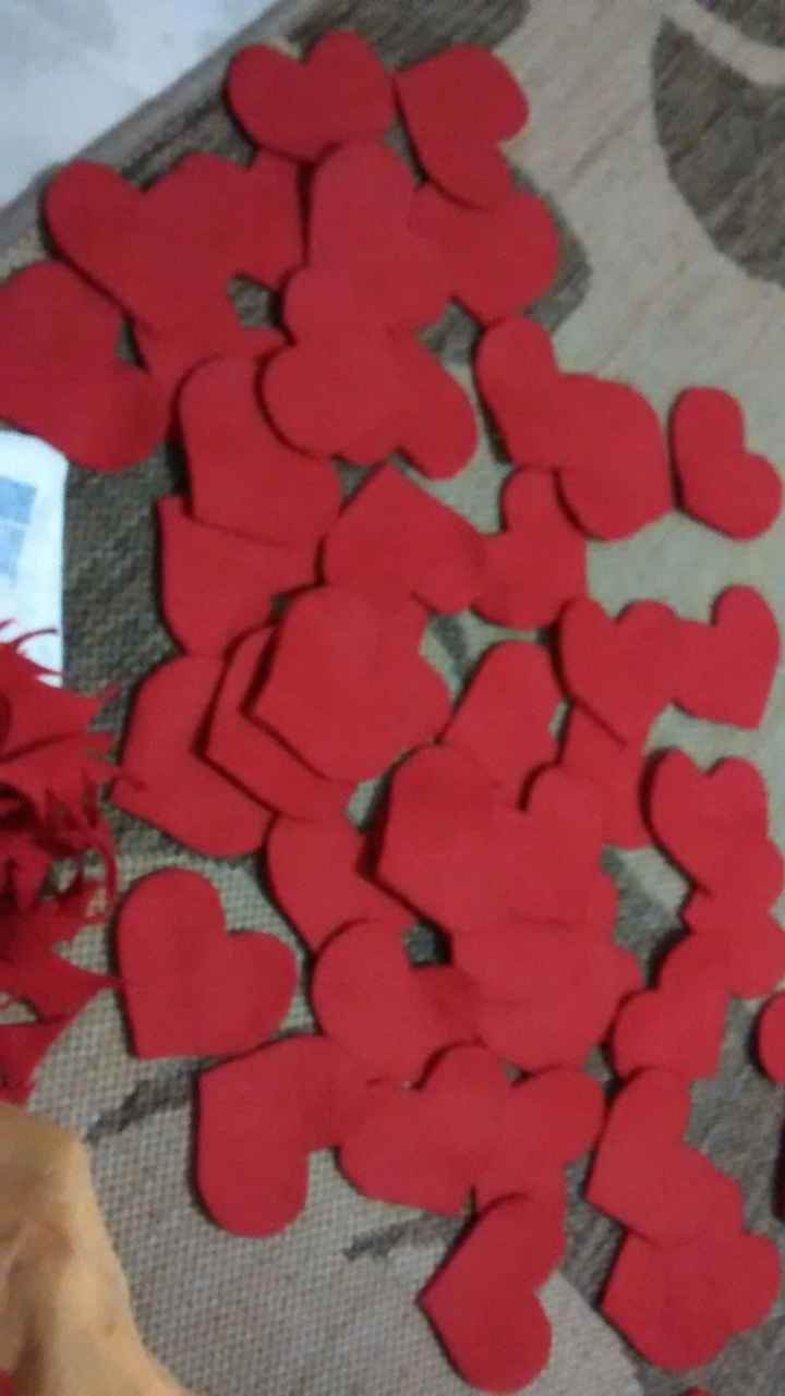 Fazendo as lembrancinhas do casamento