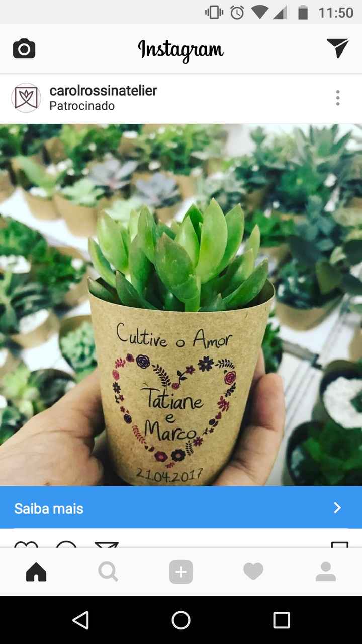 essas serão as lembrancinhas