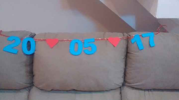 Meu varal para o meu pré wedding - 1