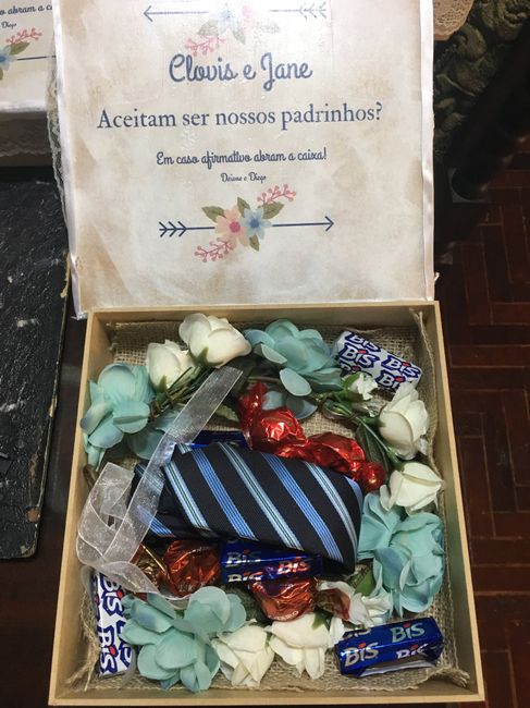 Meus convites dos padrinhos! Total Diy, vem ver! - 3