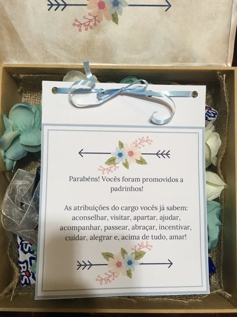 Meus convites dos padrinhos! Total Diy, vem ver! - 4