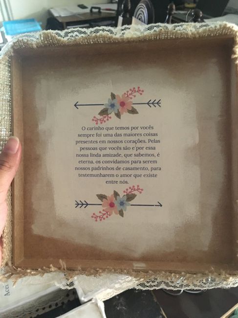 Meus convites dos padrinhos! Total Diy, vem ver! - 1