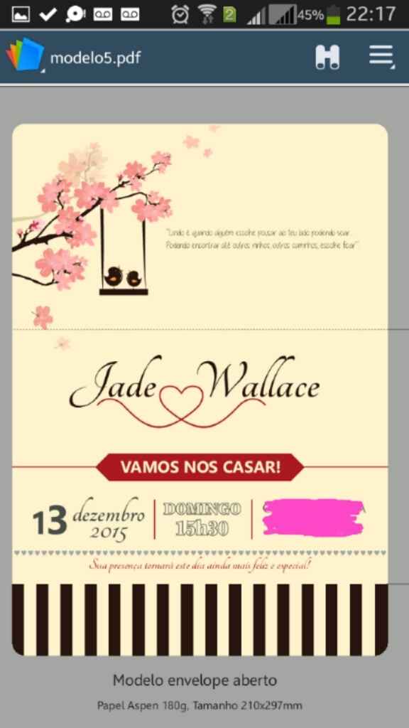 Meu convite - 2