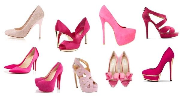 Sapato para noiva cor de rosa