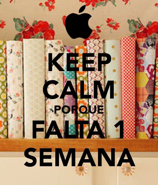 Falta apenas uma semaninhaa