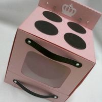 Embalagem cupcake em fogão