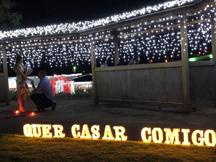 Em que data foi o pedido de casamento? - 1