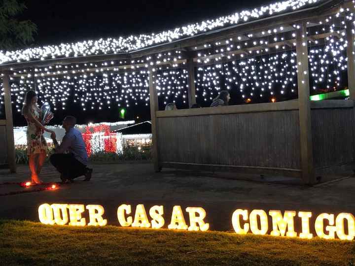 Em que data foi o pedido de casamento? - 1
