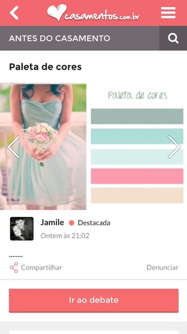 Cores/tema de casamento - 1