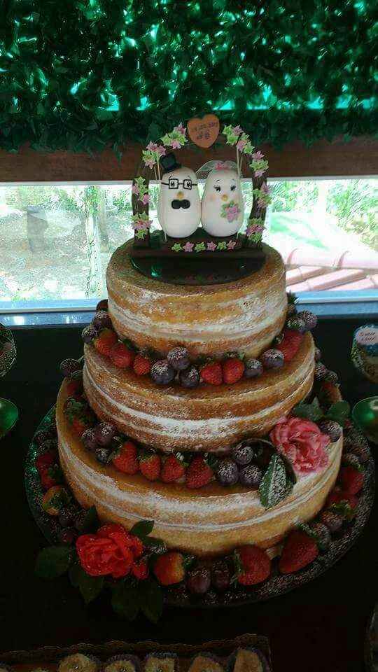 Meu bolo de casamento - 1