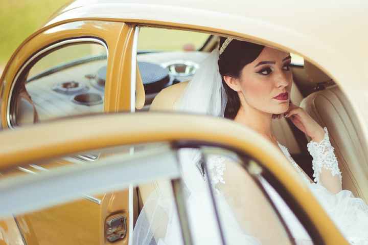 Eu cheguei na cerimônia de...fusca! - 1