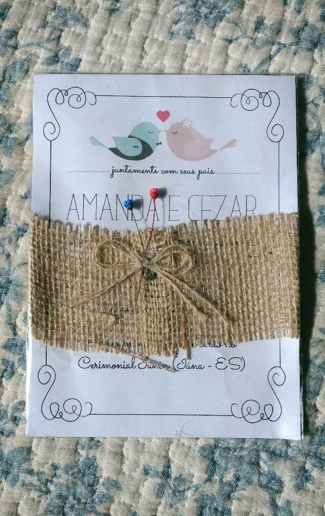 Meu convite de casamento nada tradicional - 1