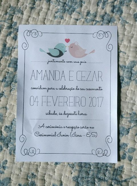Meu convite de casamento nada tradicional - 3