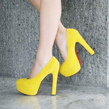 Sapato #Amarelo 2