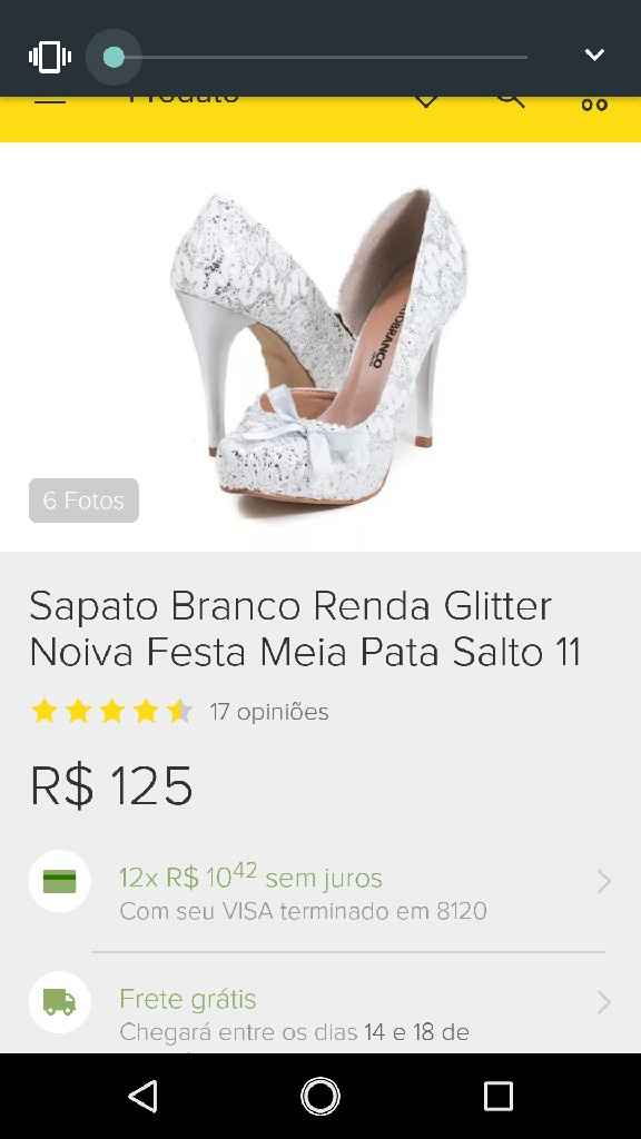 Sapato da noiva - 1