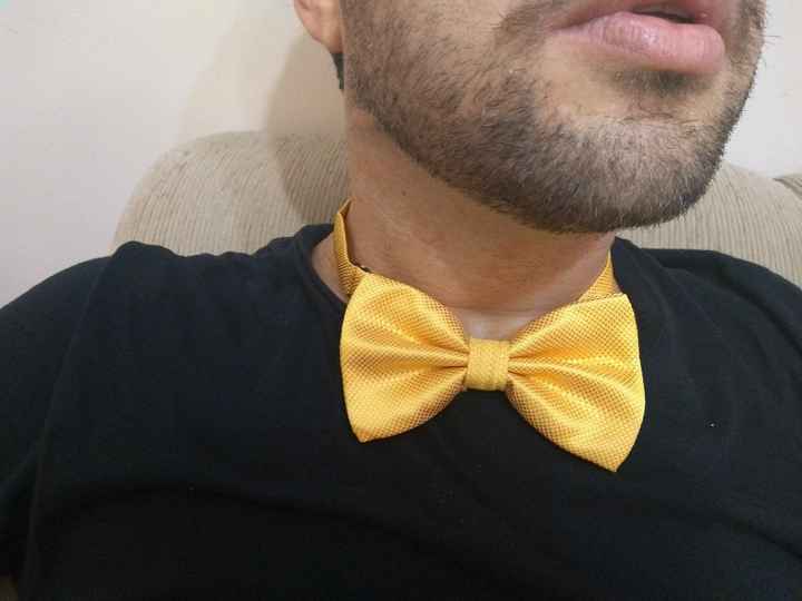 Gravata dos padrinhos aliexpress chegaram - 1