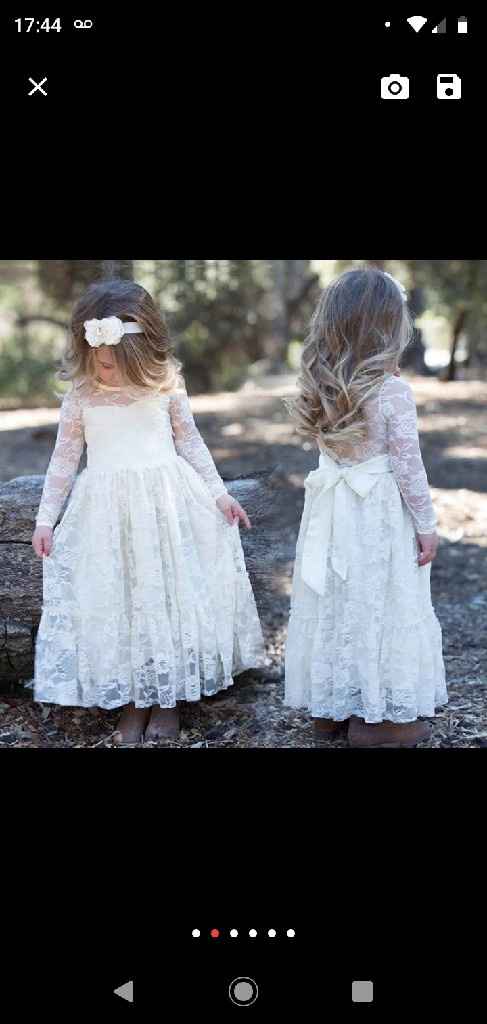Roupas das daminhas - 1