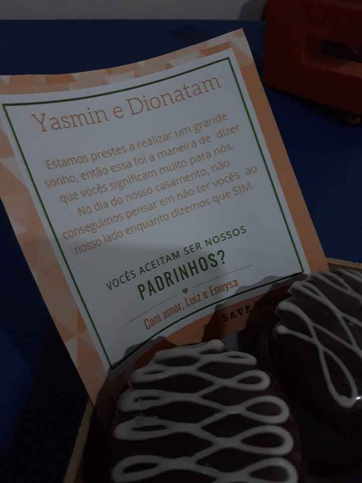 Convite padrinhos. - 1