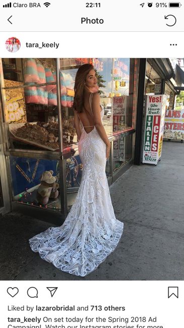 Poste a sua foto inspiração do tipo de vestido de noiva que você procura 😍 - 1