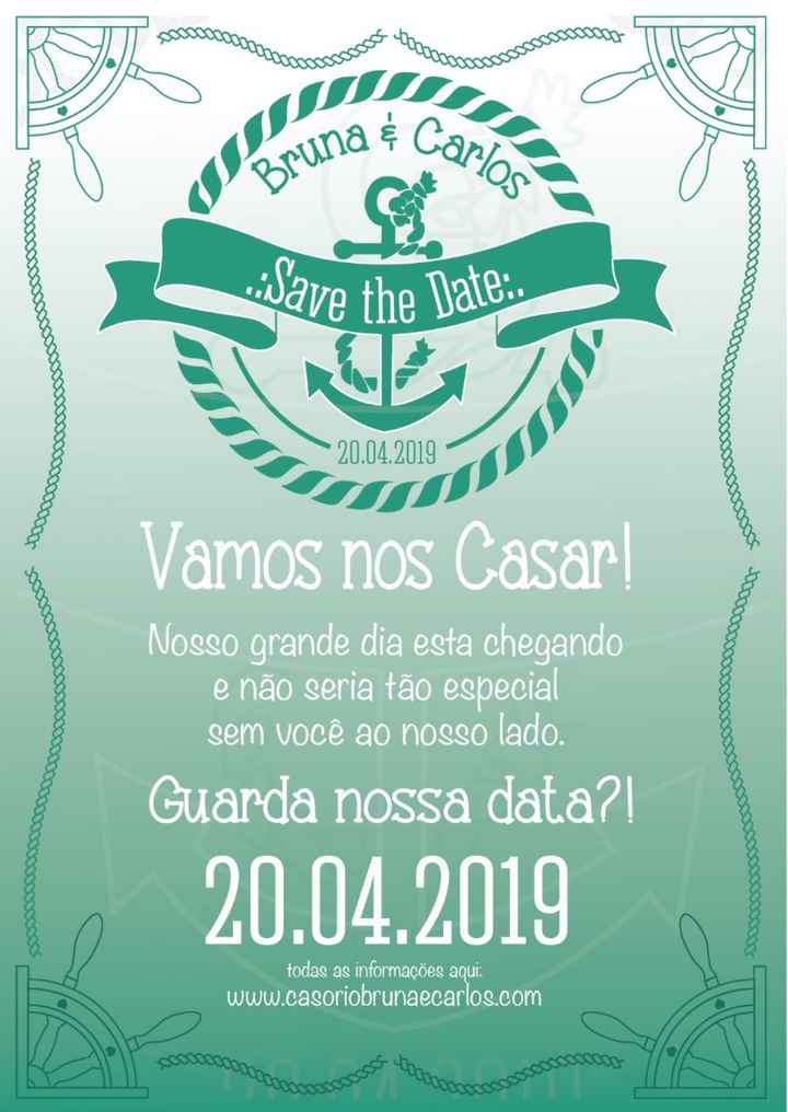 Nosso Save the Date - 1
