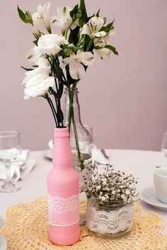 Decoração para mesa convidados