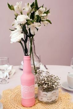 Decoração para mesa convidados