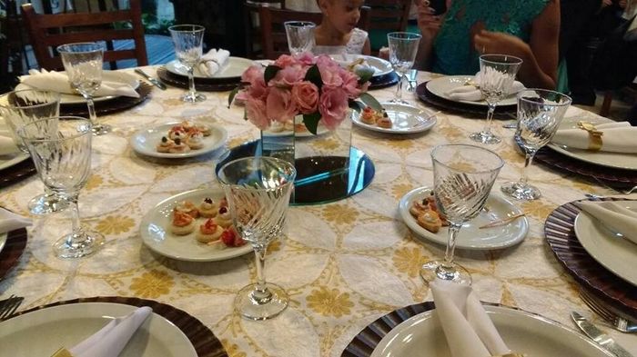 mesa dos convidados
