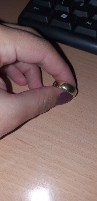 Aliança de moeda antiga 3