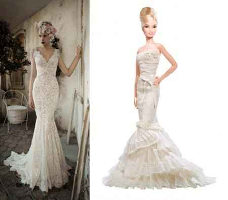 1. Se eu fosse uma barbie - O vestido!