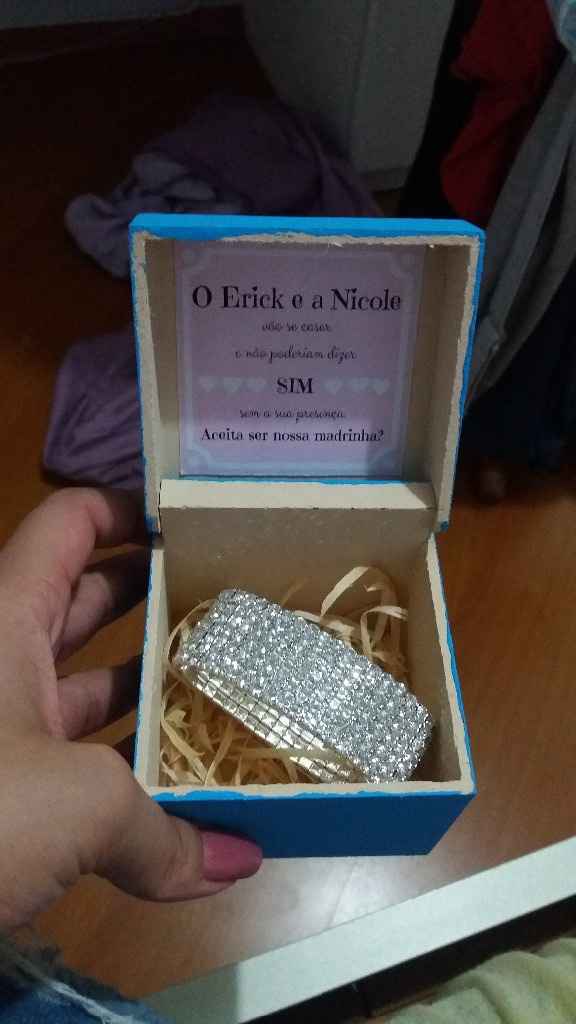 caixinha madrinhas solteiras